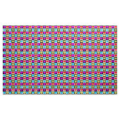 Kleurrijke geruite harten stof (Yard (91,4 cm))