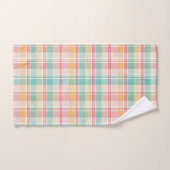 Kleurrijke geruite plaid bad handdoek (Handdoek)