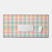 Kleurrijke geruite plaid bureaumat (Keyboard & Muis)