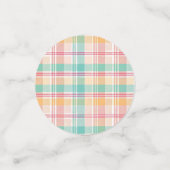 Kleurrijke geruite plaid confetti (Kleine voorkant)