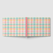 Kleurrijke geruite plaid gastenboek (Volledig)