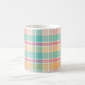 Kleurrijke geruite plaid koffiemok (Center)