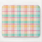 Kleurrijke geruite plaid muismat (Voorkant)