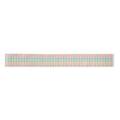 Kleurrijke geruite plaid satijnen lint (Voorkant)