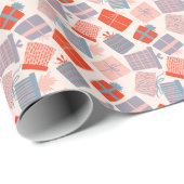 Kleurrijke geschenkdozen patroon cadeaupapier (Rol Hoek)