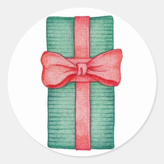 Kleurrijke geschenken Sticker (Voorkant)