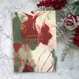 Kleurrijke geschilderde Abstracte gelukkigste vaka Feestdagenkaart