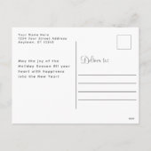 Kleurrijke geschilderde Abstracte gelukkigste vaka Feestdagenkaart (Achterkant)