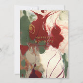 Kleurrijke geschilderde Abstracte gelukkigste vaka Feestdagenkaart (Voorkant)