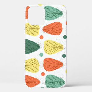 Kleurrijke geschilderde bladeren, heldere zakelijk Case-Mate iPhone case
