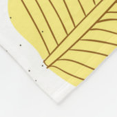 Kleurrijke geschilderde bladeren, heldere zakelijk fleece deken (Hoek)