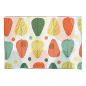 Kleurrijke geschilderde bladeren, heldere zakelijk kussensloop (Voorkant)