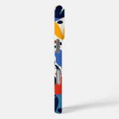 Kleurrijke Geschilderde Bloem Patroon Telefoon Cas Case-Mate iPhone Case (Achterkant / Rechts)