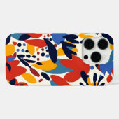 Kleurrijke Geschilderde Bloem Patroon Telefoon Cas Case-Mate iPhone Case (Achterkant (horizontaal))