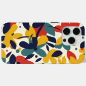 Kleurrijke geschilderde bloem patroon telefoonhoes Case-Mate iPhone case (Achterkant (horizontaal))