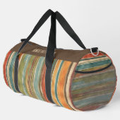 Kleurrijke  geschilderde strepen Gepersonaliseerde Plunjezak (Rechterhoek)