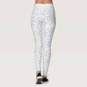 Kleurrijke gespikkelde voorjaarsStippen Leggings (Achterkant)