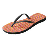 Kleurrijke gespleten Teenslippers (Schuin)