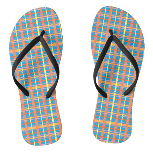 Kleurrijke gespleten Teenslippers (Voetbed)