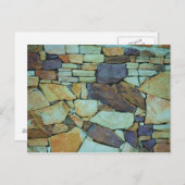 Kleurrijke gestapelde steen briefkaart (Voorkant / Achterkant)