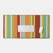 Kleurrijke gestreepte bureaumat (Keyboard & Muis)