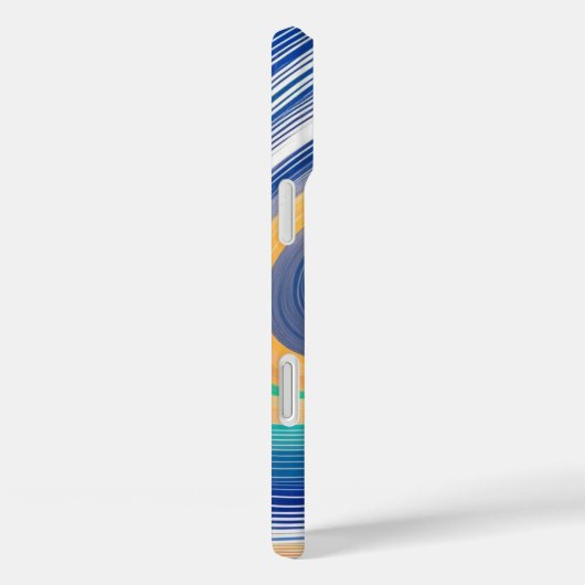 Kleurrijke gestreepte golven Case-Mate iPhone case (Achterkant / Rechts)