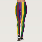 Kleurrijke gestreepte leggings (Achterkant)