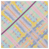 Kleurrijke Gestreepte Plaid Stof (Close Up)