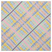 Kleurrijke Gestreepte Plaid Stof (Swatch)