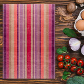 Kleurrijke Gestreepte Stof Art Chopping Board Snijplank
