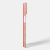 Kleurrijke Gestreepte Stof Art iPhone Case (Achterkant / Rechts)