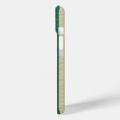 Kleurrijke Gestreepte Stof Art iPhone Case (Achterkant / Links)