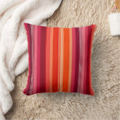 Kleurrijke Gestreepte Stof Art Square Sierkussen (Deken)