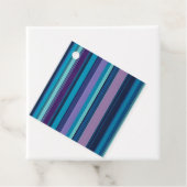 Kleurrijke gestreepte stoffen kunst cadeau Labels (In situ)