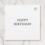 Kleurrijke gestreepte stoffen kunst cadeau Labels (Achterkant)