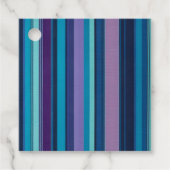 Kleurrijke gestreepte stoffen kunst cadeau Labels (Voorkant)