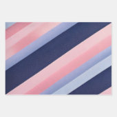 Kleurrijke Gestreepte Stoffenkunst Verpakkende Doc Inpakpapier Vel (Voorkant 3)