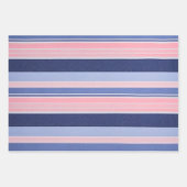 Kleurrijke Gestreepte Stoffenkunst Verpakkende Doc Inpakpapier Vel (Voorkant)