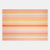 Kleurrijke Gestreepte Stoffenkunst Verpakkende Doc Inpakpapier Vel (Voorkant)