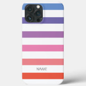 Kleurrijke gestripte iPhone/iPad-draagtas Case-Mate iPhone Case (Achterkant)