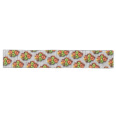 Kleurrijke gestripte tomaten op de weerstabel lange tafelloper (Horizontaal)