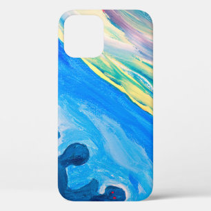 Kleurrijke getextureerde achtergrond, fragment van Case-Mate iPhone case