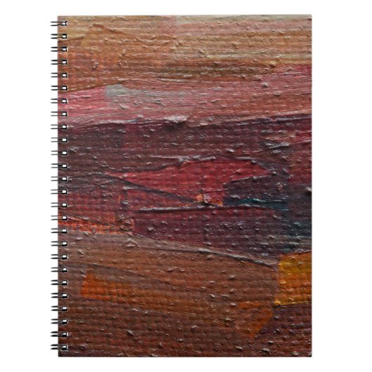 Kleurrijke getextureerde achtergrond van olieverf. notitieboek (Voorkant)
