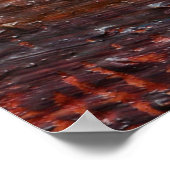 Kleurrijke getextureerde achtergrond van olieverf. poster (Hoek)