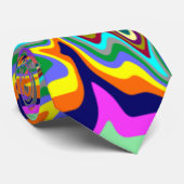 Kleurrijke gevarieerde rechthoeken Gepatenteerd St Stropdas (Opgerold)