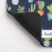 Kleurrijke, geventileerde Planten en cactus Muismat (Hoek)