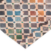 kleurrijke gevlochten tegels korte tafelloper (Hoek)