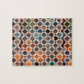 kleurrijke gevlochten tegels legpuzzel (Horizontaal)