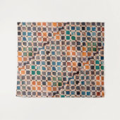 kleurrijke gevlochten tegels wandkleed (Voorkant (horizontaal))