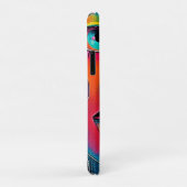 Kleurrijke Gevoelens: Abstract Gezicht Case-Mate iPhone Case (Achterkant/rechts)